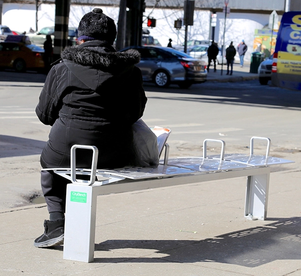 map of nyc with bench locations